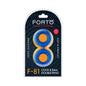 Forto F-81 Liquid Silicone Cock & Ball Double Ring Large Blue