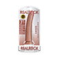 RealRock Realistic 7 in. Slim Dildo With Suction Cup Tan