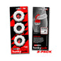 Hunkyjunk SuperHuj 3-Pack Cockrings White Ice