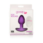 Curve Toys Gossip Pop Rocker Rechargeable Remote-Controlled Silicone Vibrating Anal Plug Violet