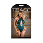 Tease Jules Keyhole Teddy With Snap Closure Dark Teal Green L/XL