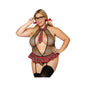 Dreamgirl Schoolgirl Fantasy Costume Red Queen