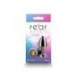 Rear Assets Petite Metal Anal Plug Gunmetal/Rainbow