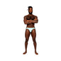Male Power Easy Breezy Thong Sleeve Aqua S/M