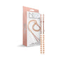 Nixie Pearl Drop Beaded Tweezer Nipple Clamps Rose Gold