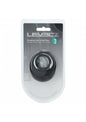 LEVELZ Vibrating Liquid Silicone Cock & Ball Ring Black