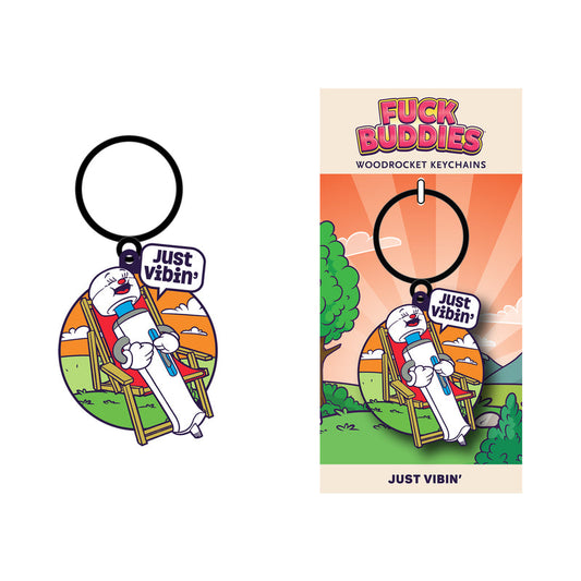 Fuck Buddies Keychain Just Vibin'