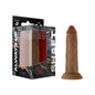 Shaft Model J: 5.5 in. Dual Density Silicone Dildo Oak