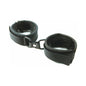 Mink Faux Fur Handcuffs Black