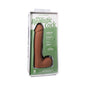 The Realistic Cock 9 in. ULTRASKYN Vac-U-Lock Dildo with Balls Caramel