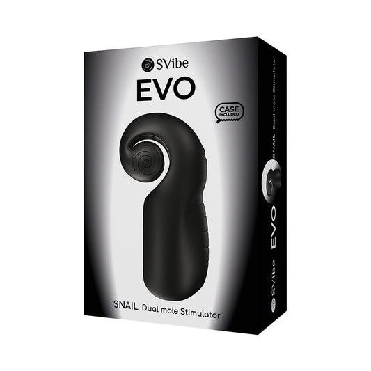 Snail Vibe SVibe Evo Rechargeable Masturbator Black