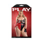 Fantasy Lingerie Play Wild Card 3-Piece Jester Costume Set Red 3XL/4XL