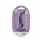 Ouch! Smooth Silicone P-Spot Anal Plug 4.6 in. Metallic Purple