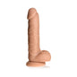 Easy Riders 7 in. Silicone Dildo with Balls Medium