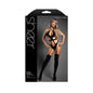 Fantasy Lingerie Sheer Mind Games Crotchless Cut-Out Teddy Bodystocking O/S