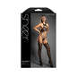 Fantasy Lingerie Sheer Declaration Crotchless Strappy Lace Knit Teddy Bodystocking O/S