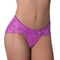 Magic Silk Butterfly Fantasies Boy Short Neon Purple L/XL