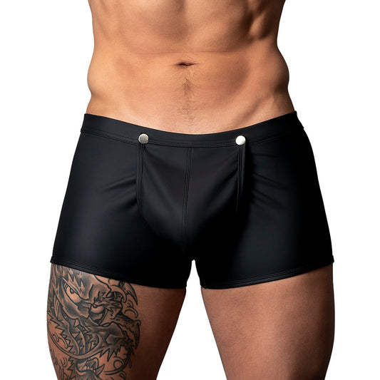 Male Power Oh Snap! Snap Off Short Black XL