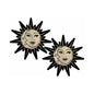 Pastease Sunburst: Sun & Moon Faces on Gold Glitter Sun Pasties