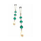 Bijoux de Nip Pearl Turquoise Beaded Nipple Clamps