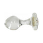 Crystal Delights Small Clear Plug with Gem Aurora Borealis