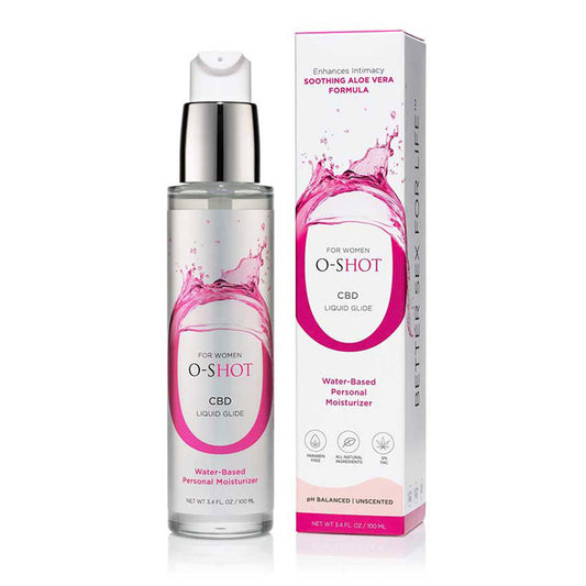 Omax O-Shot CBD Water-Based Lubricant 3.4 oz.