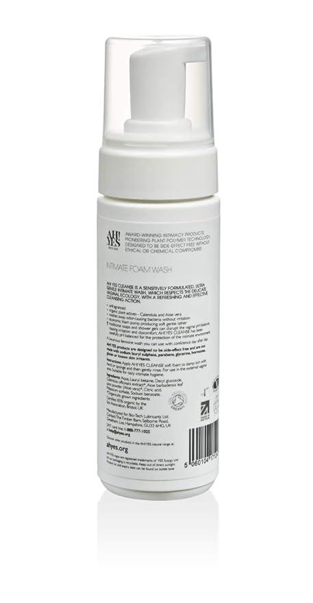 AH! YES CLEANSE Intimate Foam Wash Rose Scented 5.1 oz.