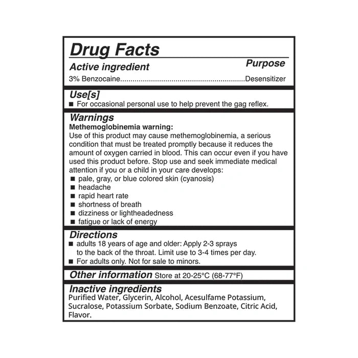 Adam & Eve Deep Throat Desensitizing Spray Strawberry
