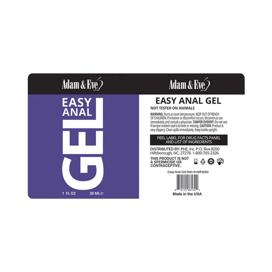 Adam & Eve Easy Anal Gel