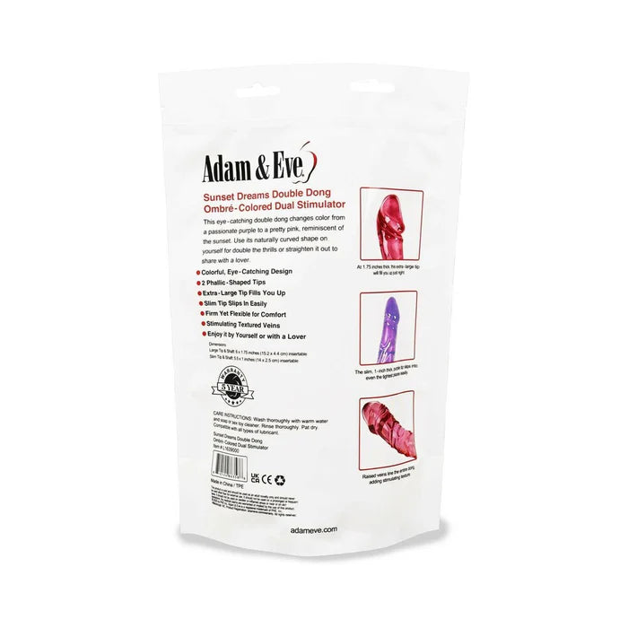 Adam & Eve Sunset Dreams Double Dong