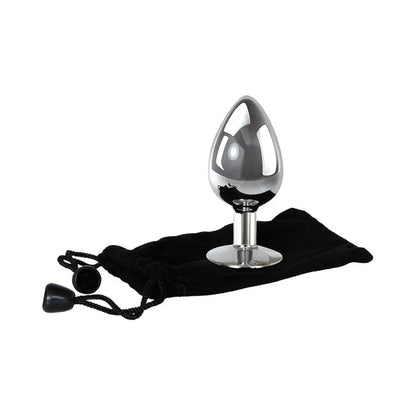 Adam & Eve Clear Gem Anal Plug Large