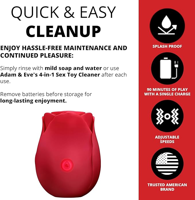 Adam & Eve Eve's Ravishing Clit Flicking Rose