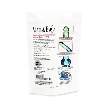 Adam & Eve Seaside Dreams Realistic Dildo (Bag Packaging)