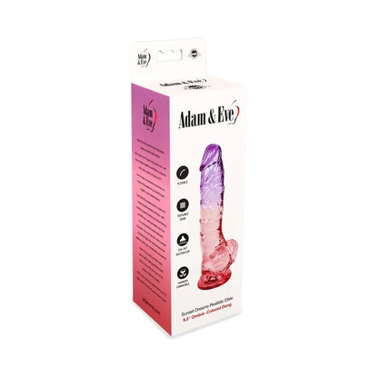 Adam & Eve Realistic Dildo 9.5 in. 3 Colors