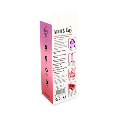 Adam & Eve Realistic Dildo 9.5 in. 3 Colors