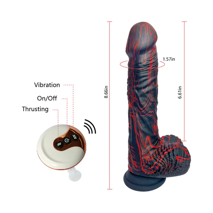 Adam & Eve The Bedrocker Thrusting Dildo