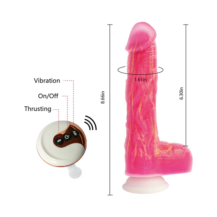 Adam & Eve The Squiggler Dual Density Gyrating Dildo