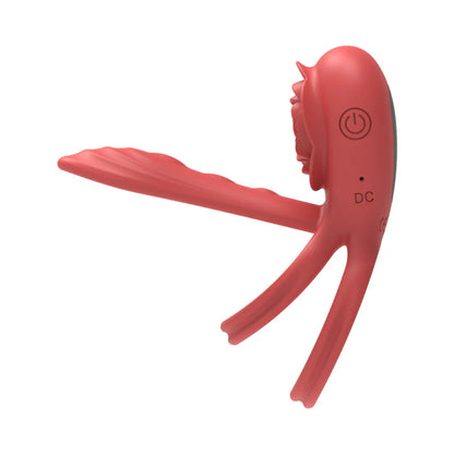 Adam & Eve Vibrating Rose Girth Enhancer Couples Triple Stimulator