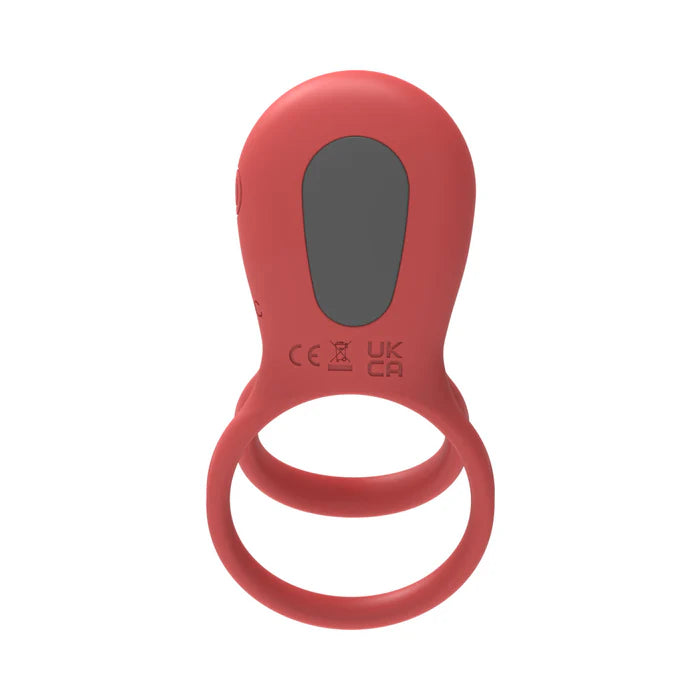 Adam & Eve Vibrating Rose Girth Enhancer Couples Triple Stimulator