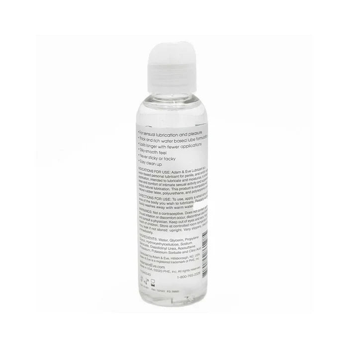 Adam & Eve Water-Based Lubricant 4 oz.