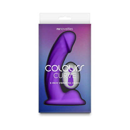Colours Curve Vibrating 6 in. Dildo