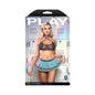 Fantasy Lingerie Play Ready, Let's Glow! 5-Piece Costume Set