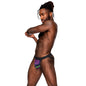 Male Power The Ultimate Duo CRB Strappy Jock & Black Cock Ring Print
