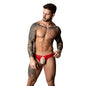 Male Power The Ultimate Duo CRC Open Ring Thong & Cobalt Cock Ring Red