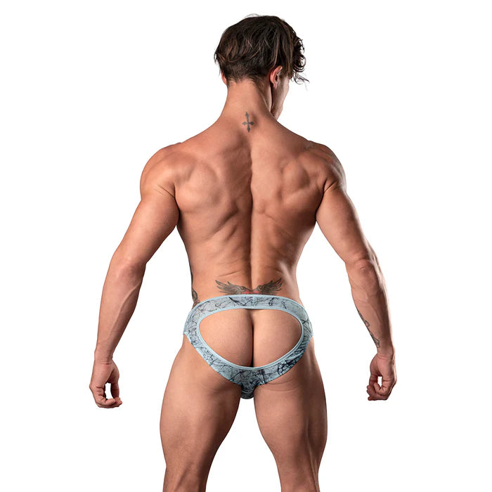 Male Power The Ultimate Duo CRR Mini Moonshine & Red Cock Ring Silver Blue
