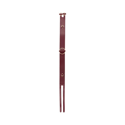 Ouch! Halo Ringed Waist Restraint Belt Burgundy S/M