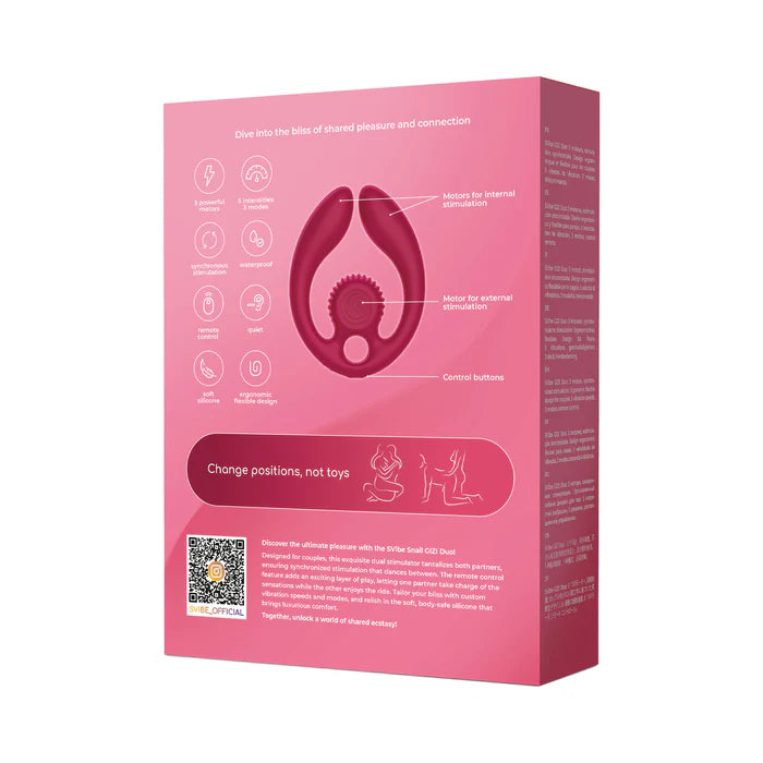 SVibe Snail GIZI Duo Couples Stimulato