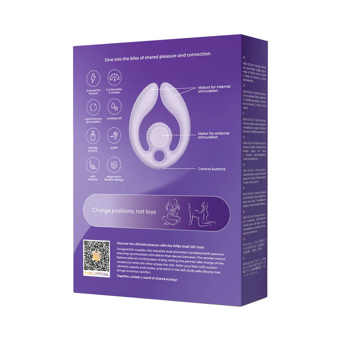 SVibe Snail GIZI Duo Couples Stimulato