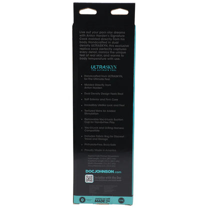 Signature Cocks Anton Harden 11 in. ULTRASKYN Cock with Removable Vac-U-Lock Suction Cup
