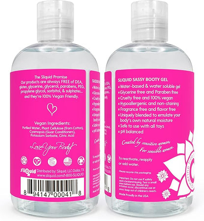 Sliquid Sassy Intimate Gel Booty Formula 8.5 oz.